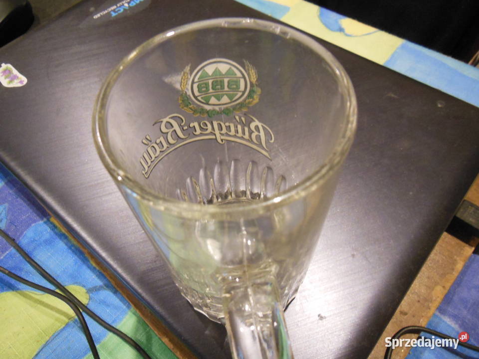 Szklane kufle do piwa niemieckie