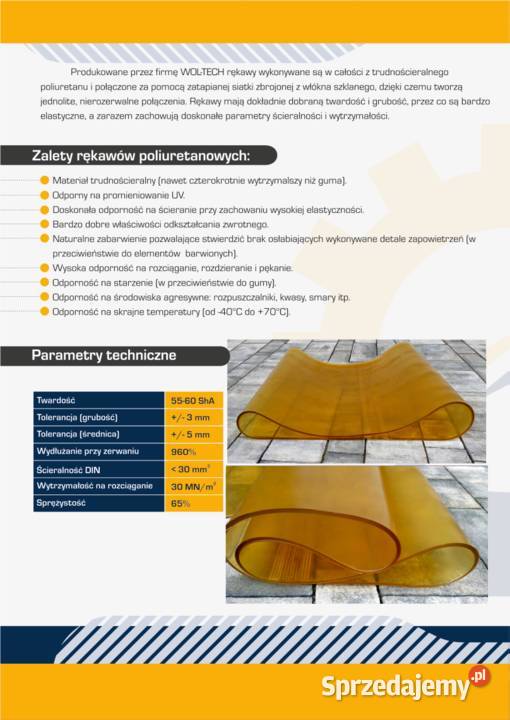 Rękaw Fartuch Lej Spustu Betonu Każdy Wymiar Motoryzacja Tarnów