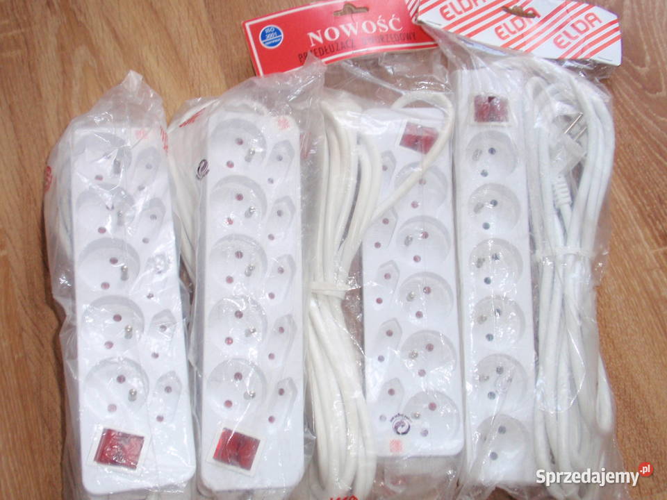 Listwa zasilająca PRZEDŁUŻACZ z łącznikiem 6 i Łódź