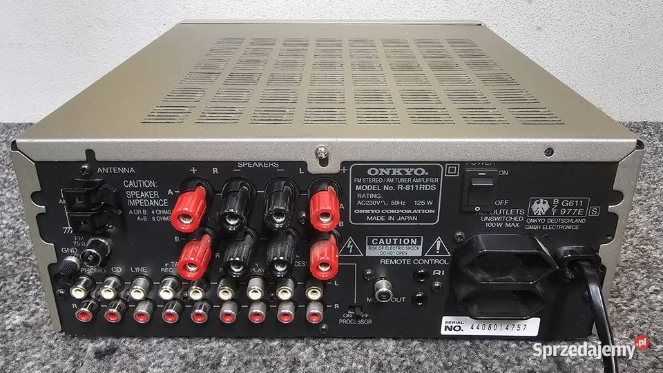 Wzmacniacz Amplituner stereo ONKYO R811RDS PHONO Kraków