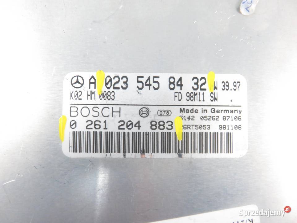 STEROWNIK MERCEDES CLK C208 0235458432 sprzedam