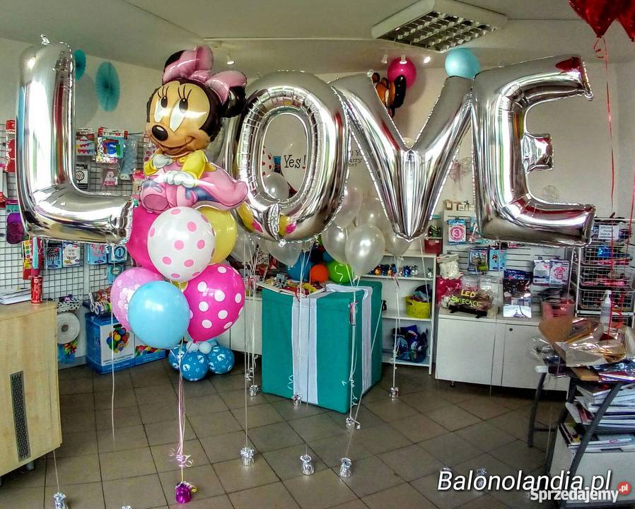 Balony na roczek balony z helem pierwsze urodzin Katowice