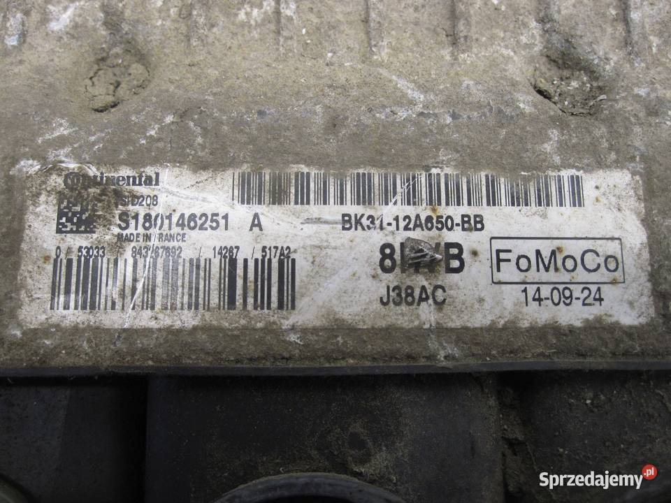FORD TRANSIT 18r sterownik silnika BK3112A650BB osobowe Motoryzacja Kielce