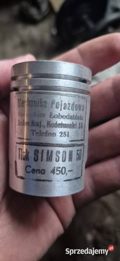 Tłok simson PRL Płock sprzedam
