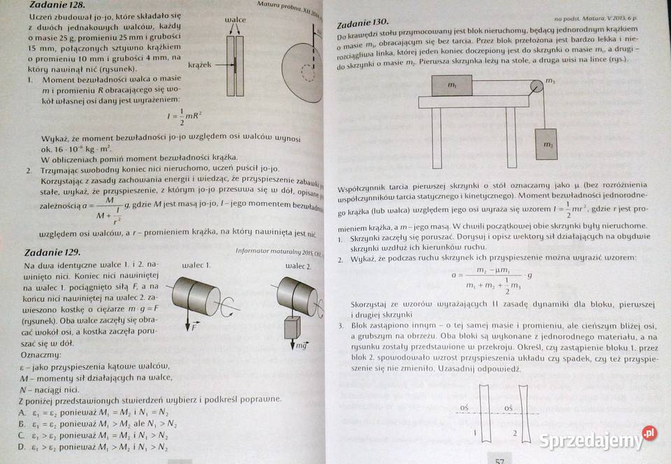 Fizyka Zbiór zadań maturalnych Alfred Ortyl Chełm