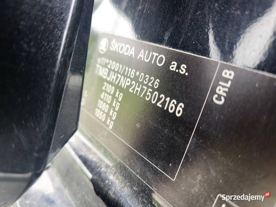Salon Polska serwis ASO Skoda Automat DSG 150KM Łomża