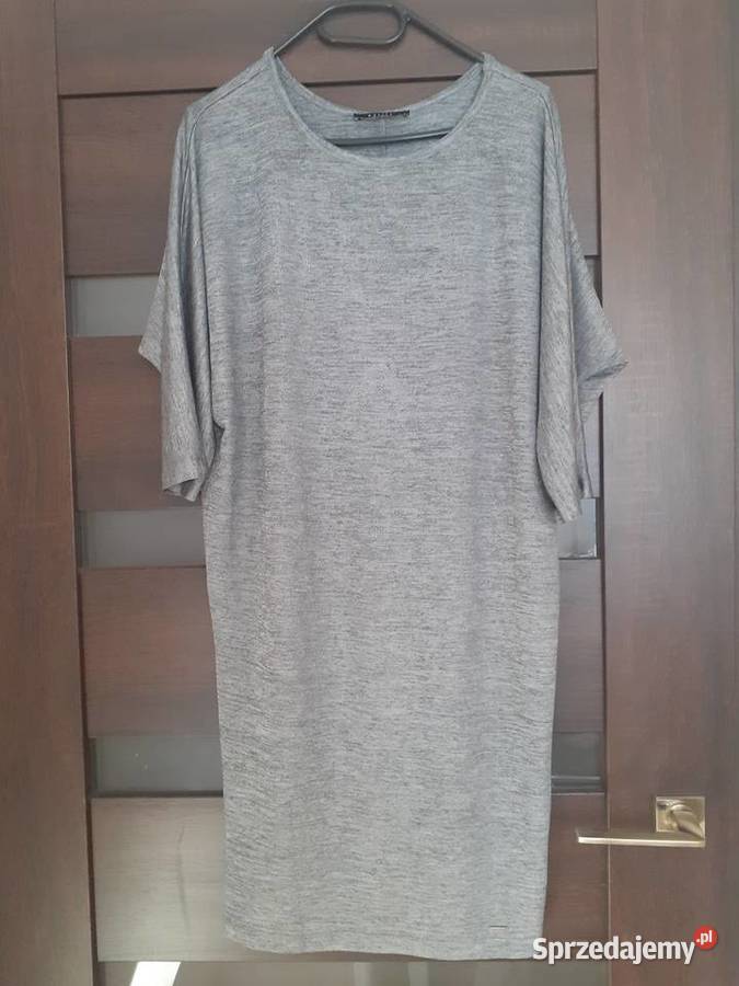 tunika bluzka sukienka srebrna M Mohito Gdańsk