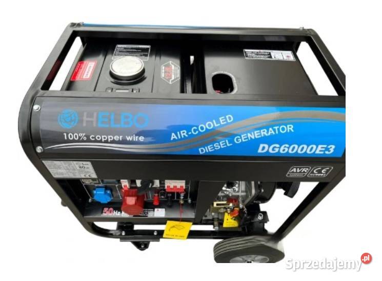 Agregat Generator Prądu Diesel DG6000E3 5KW Dąbrówka Wielka