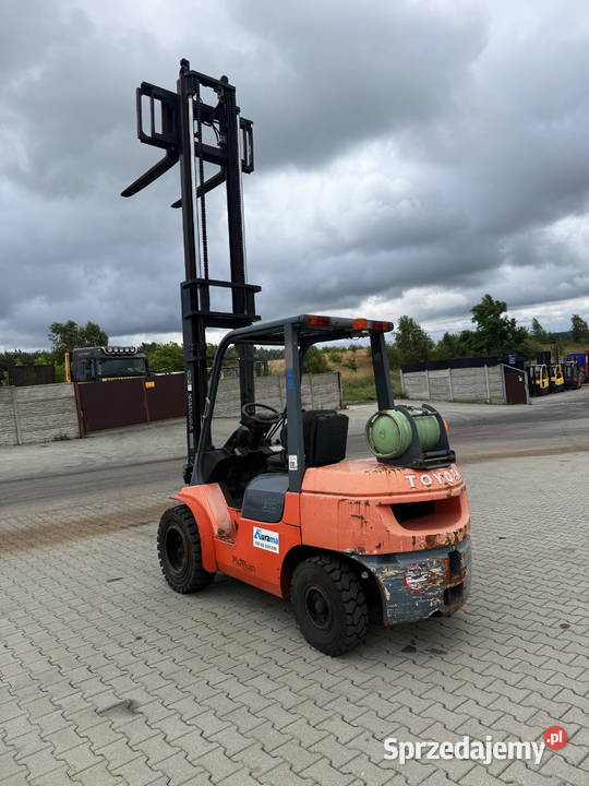 wózek widłowy TOYOTA 7FGJF35 LPG 3500 6800mtg łódzkie Działoszyn