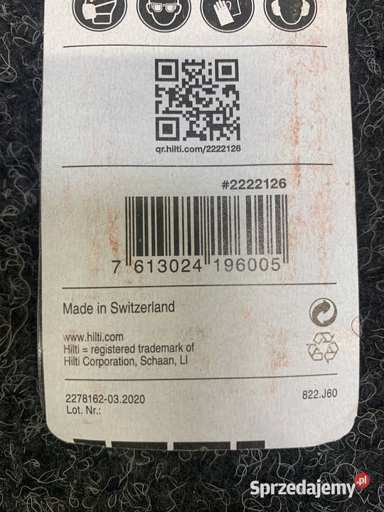HILTI SP Brzeszczot piły szablastej drewno metal śląskie Szczerbice