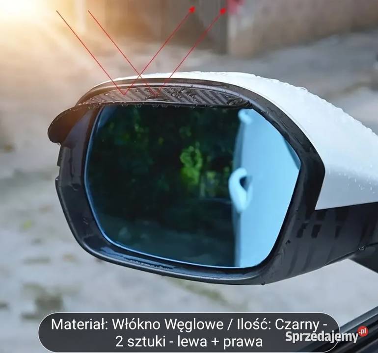 Osłona lusterek bocznych przed deszczem śląskie Gliwice