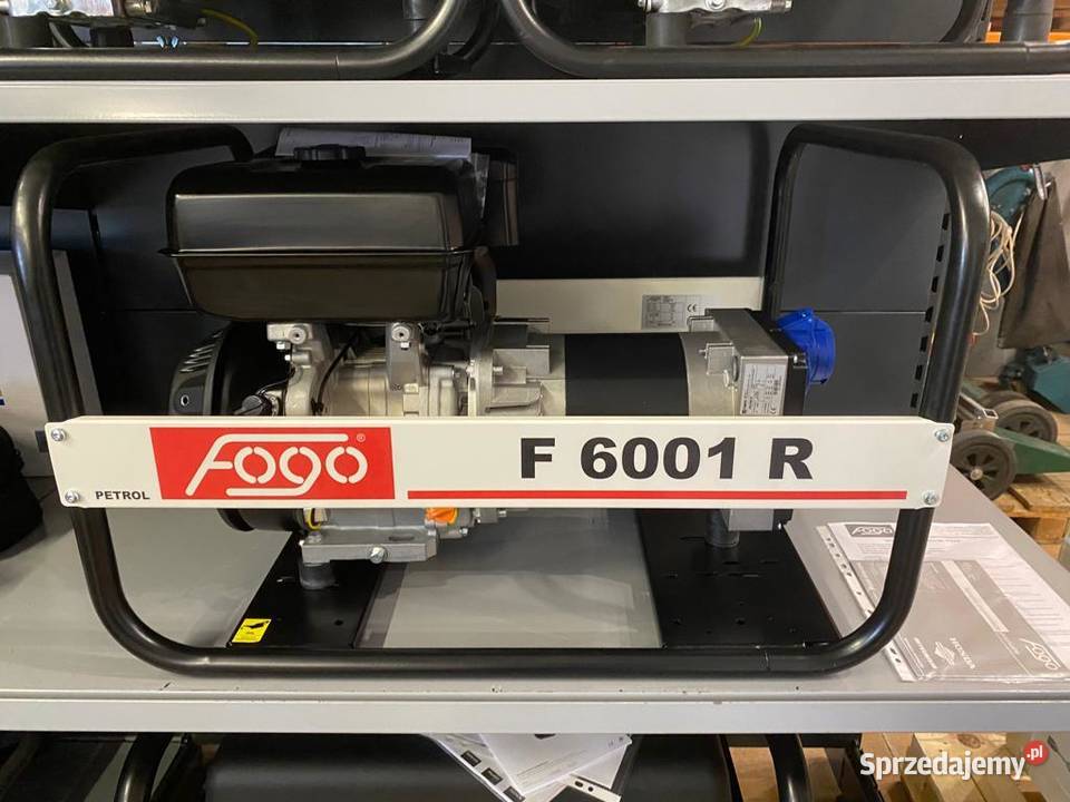 Agregat Prądotwórczy FOGO F6001R AVR Stabilizacja Napięcia H