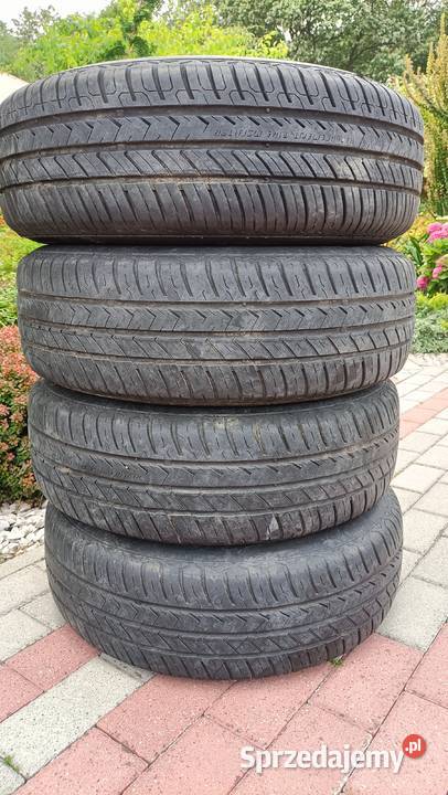Oryginalne alufelgi audi 5x100 z oponami letnimi osobowe Osmolice Drugie sprzedam