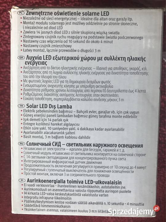 Solarna lampa zewnętrzna LED Brennenstuhl SOL 14