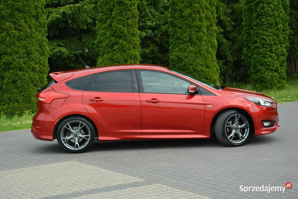 Ford Focus ST Ledy Duża Navi Kamera 2xParktronic bordowy Ostrów Mazowiecka