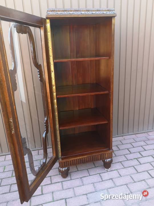Witryna Biblioteka Słupek Stary Antyk Unikat sprzedam