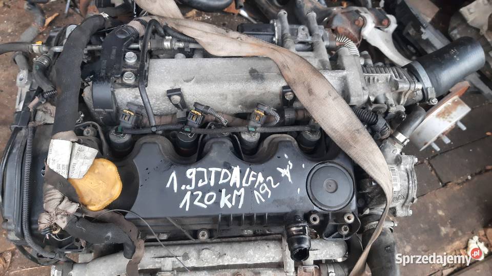 silnik kompletny 19 JTD 120 Alfa Romeo Fiat 192 osobowe Dębno