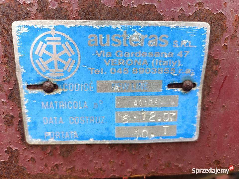 AUSTERAS Oś przednia skrętna kompletna Racibórz sprzedam