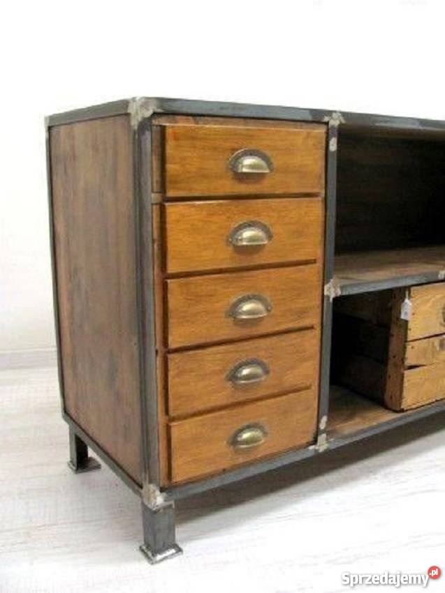 Szafka industrialnaKomoda Loft TVMeble 72cm sprzedam