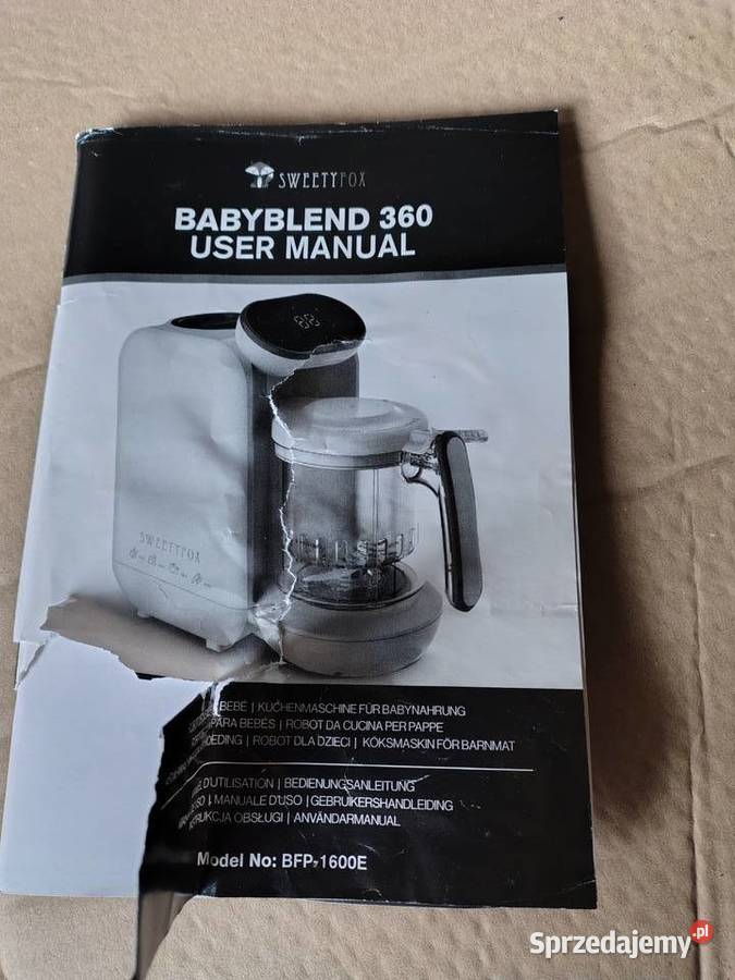 Blender Kuchenny Niemowląt Sweety Fox 7w1 Zawiercie