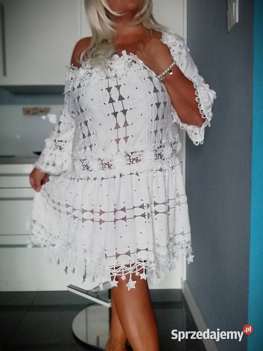 tunika biała koronkowa Warszawa