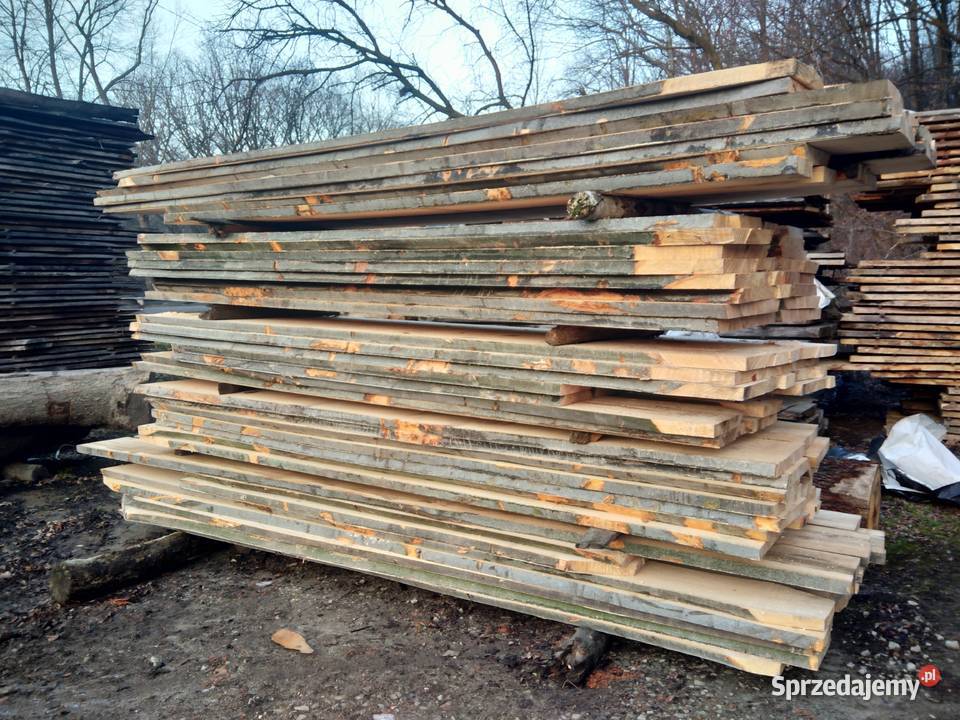 Tarcica deski brusy drewno BUK sezonowana gr 25 Izdebnik sprzedam