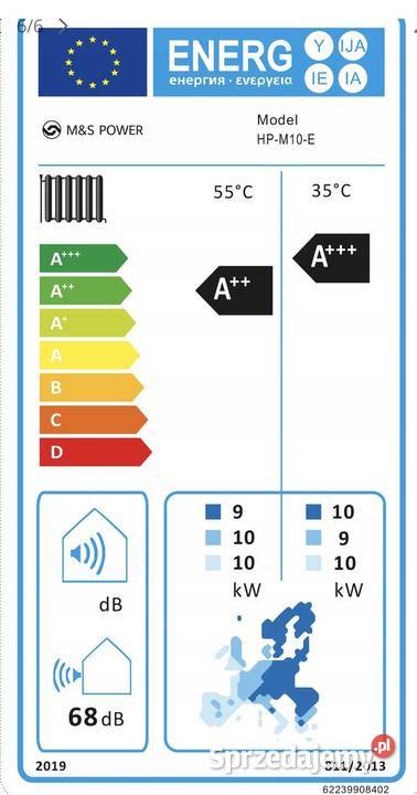 OKAZJA Nowa pompa ciepła MS Power 10 kW A kujawsko-pomorskie Świecie