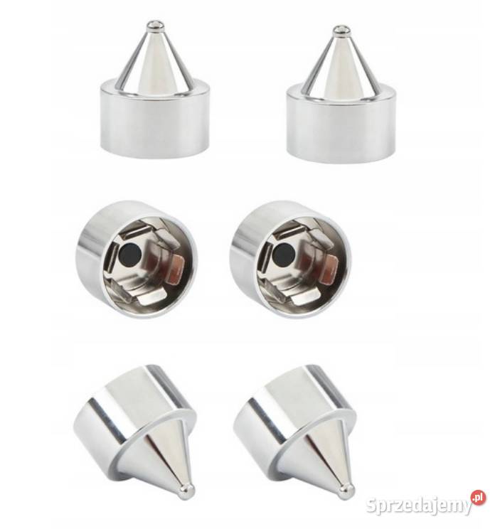 OZDOBNE KOŁPAKI KAPSLE NAKŁADKI NA ŚRUBY CHROM 2 Sosnowiec