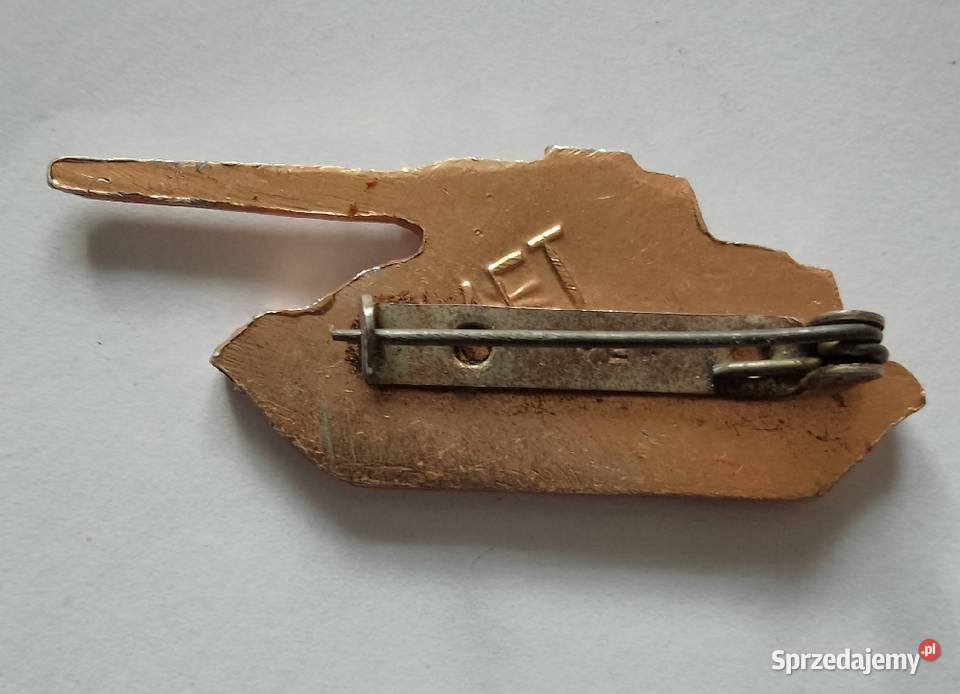 Broszka Odznaka Czołg Rudy Nakło nad Notecią