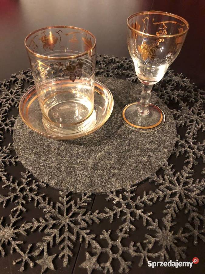 Wyjątkowy Zestaw Cienkościennego Szkła Vintage