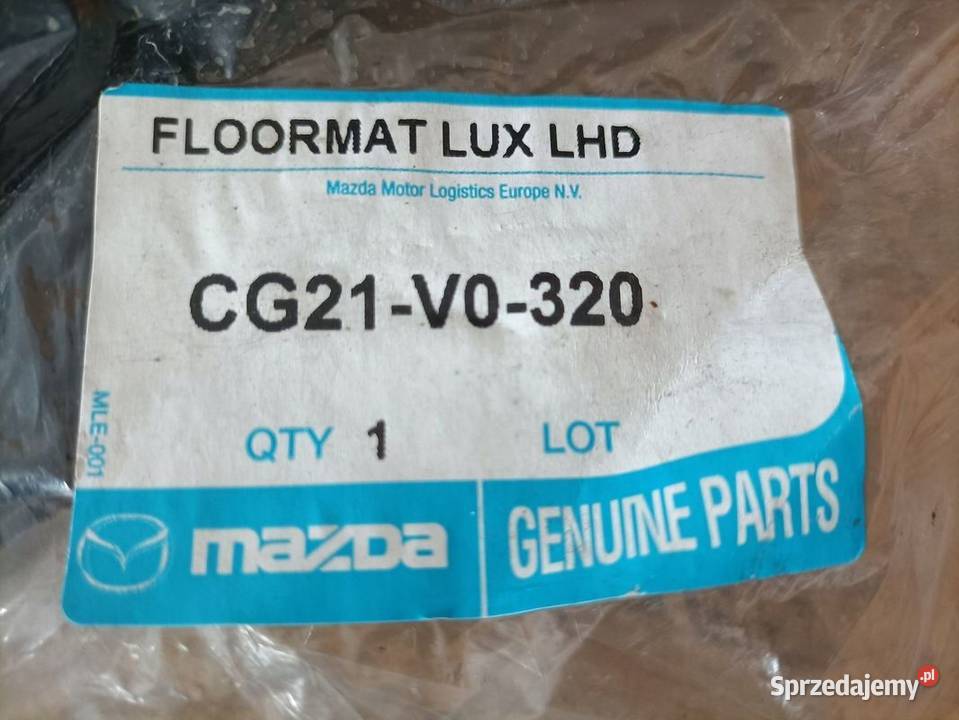 MAZDA 5 dywaniki welurowe CZARNE CG21V0320 Pleszew