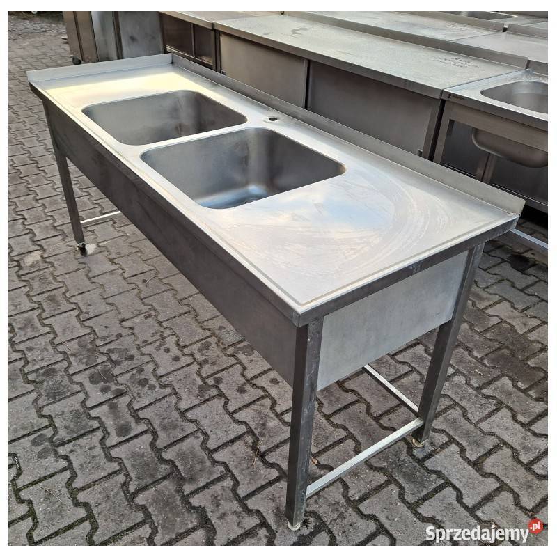 ZLEW 2 KOMOROWY Z BLATEM 1957085 M552 Ostrów Wielkopolski