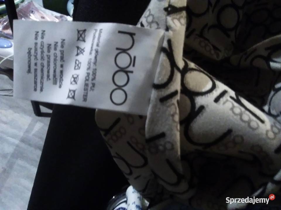 NOBO TOREBKA SHOPPER BIAŁA NIEBIESKA WKŁAD A4