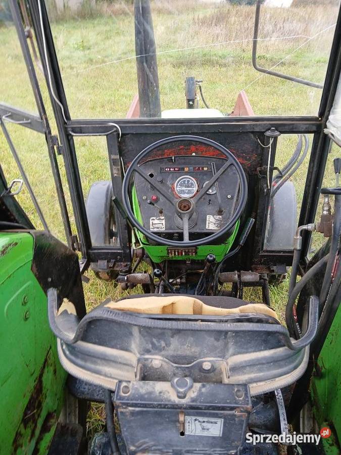 Deutz 5206 z turem ładowaczem Chybice