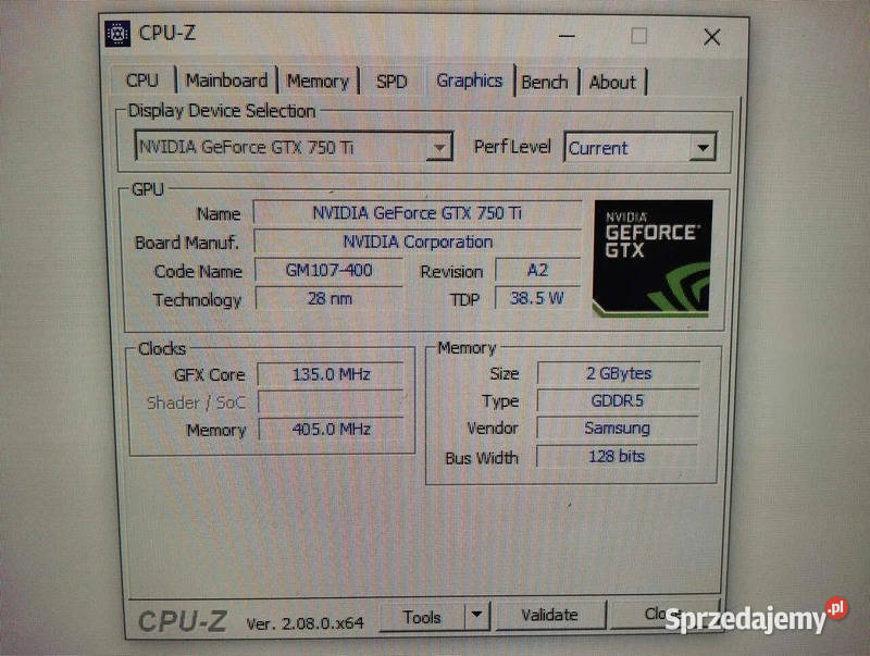 Palit GeForce GTX 750 Ti StormX Dual 2GB GDDR5 2GB Witnica