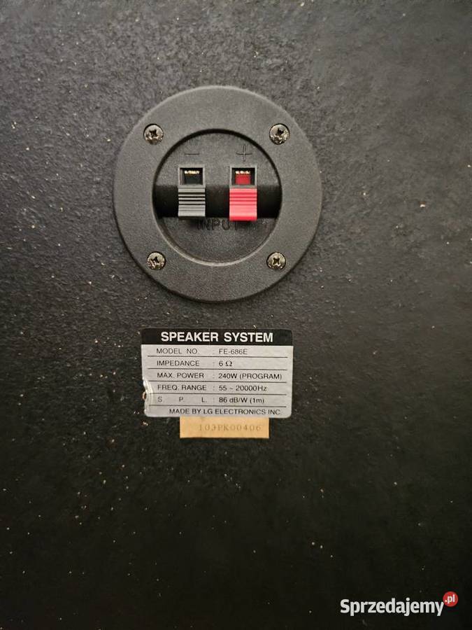 Kolumny głośnikowe LG FE 686E Jarosław sprzedam