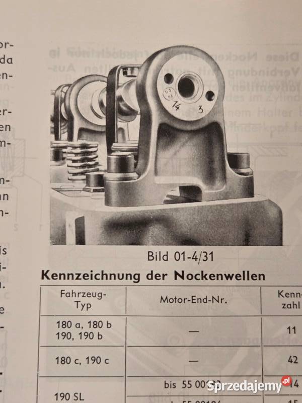 MERCEDES Ponton Książka Serwisowa Historyczna i Poznań