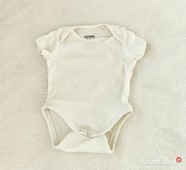 Body 3 pack Sinsay 56 noworodek newborn bawełna Rozmiar 56 Szczecin