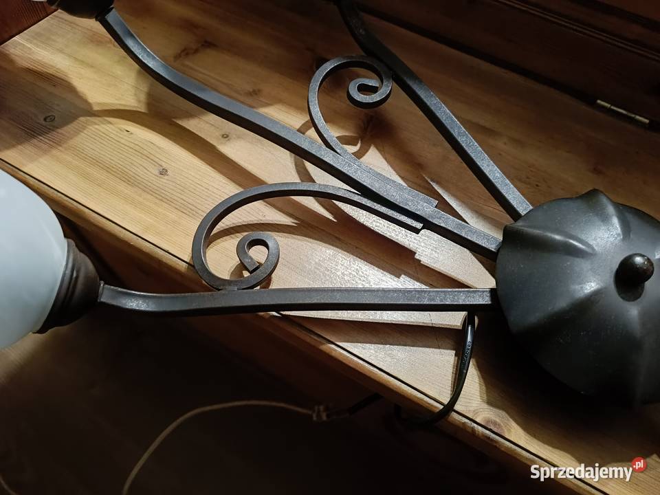 Lampa elektryczna metalowa kowalstwo artystyczne Lampy wiszące Lipno