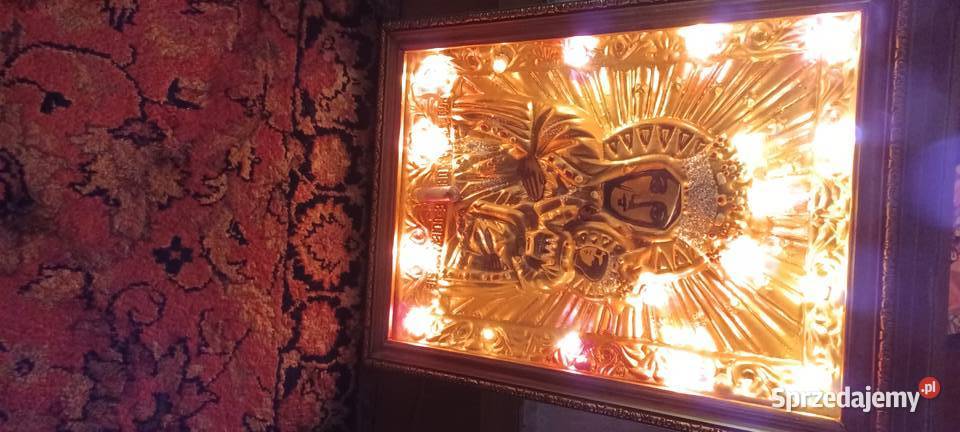 PRL43325 podświetlany obraz Matki Boskiej Poznań