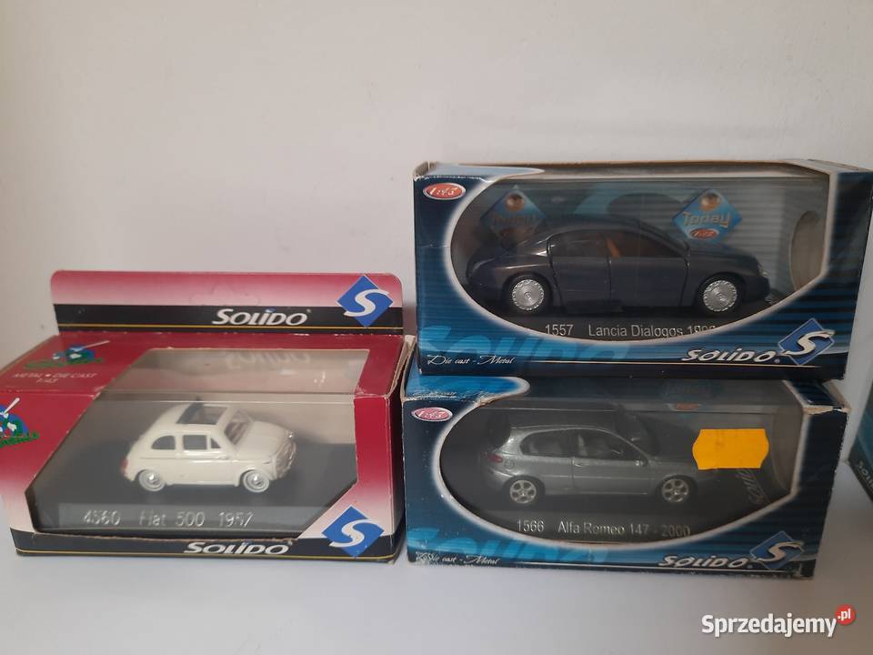 Solido 143 Włoskie modele lancia Fiat 500 Alfa Rzeszów