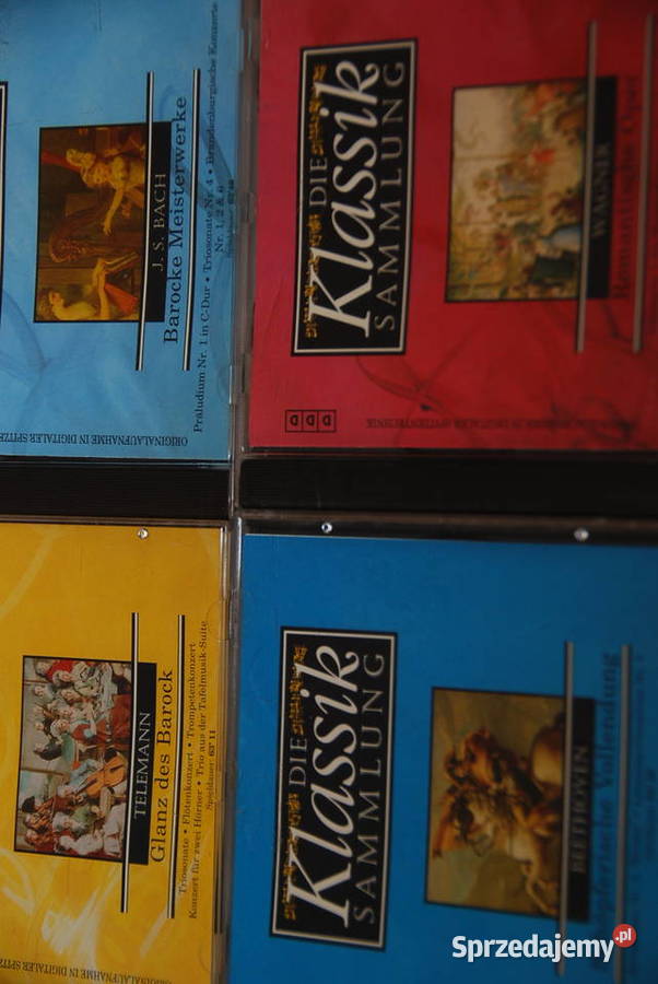 6x CD z muzyką Bach Telemann Beethoven Wagner mazowieckie Warszawa