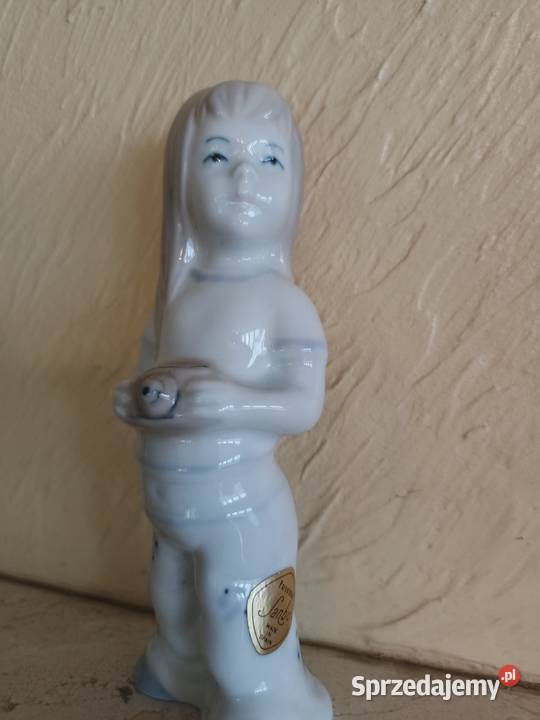 Figurka porcelana DZIECKO APARAT FOTOG SANBO