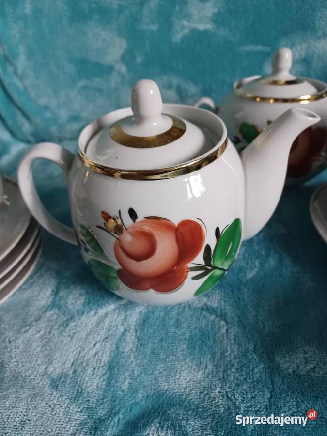 Serwis do kawy herbaty ĆCCP Baranówka vintage łódzkie Łódź