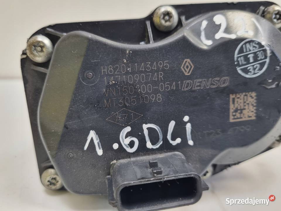 Renault Megane III 16 DCI ZAWÓR EGR spalin