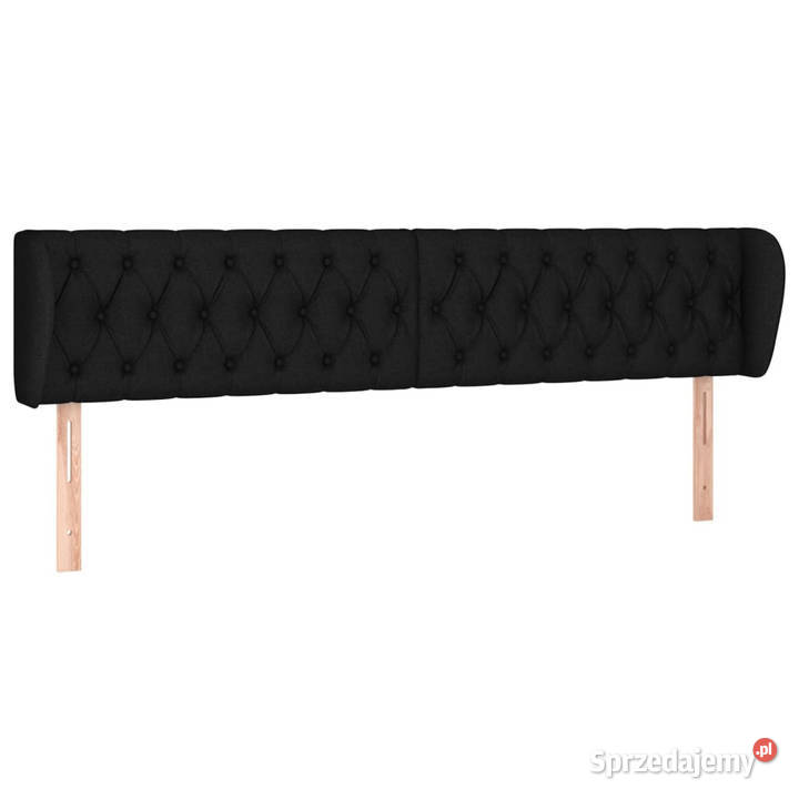 Zagłówek uszak czarny 203x23x7888 tkanina Warszawa