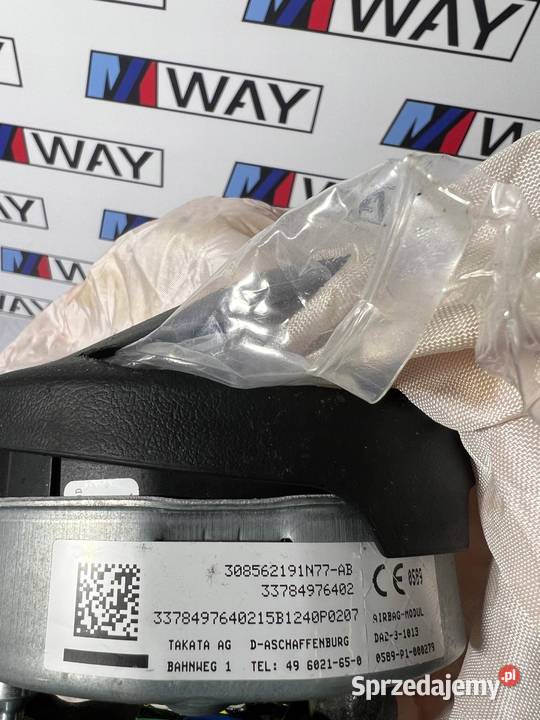 BMW F15 F25 USA PODUSZKA MPAKIET AIRBAG WYSTRZAŁ
