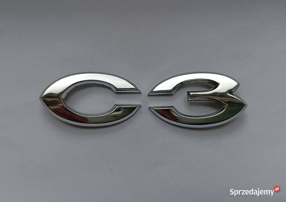 Napis emblemat znaczek Citroen C3 0209r Lipno