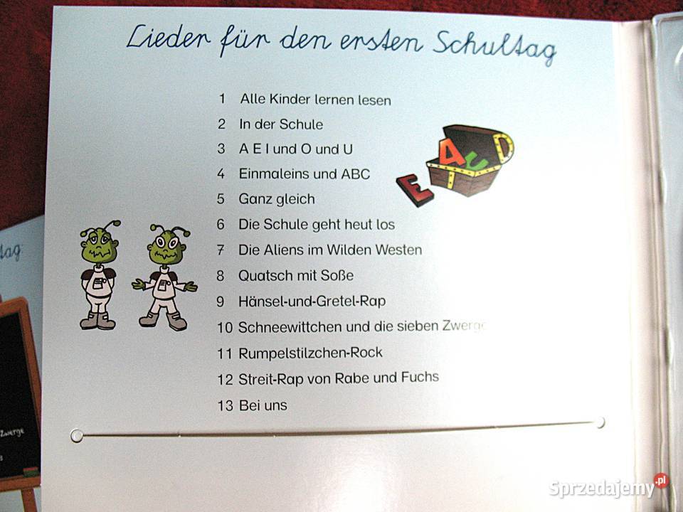 płyta CD z książeczką Songs zur Einschulung Neue