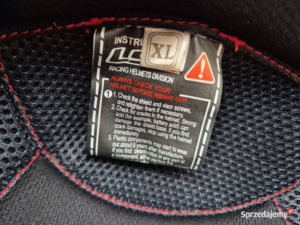 Kask motocyklowy na skuter LS2 r XL pokrowiec i Sobienie-Jeziory